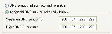 Alternatif DNS Sunucuları