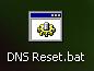 DNS Reset.bat dosyası